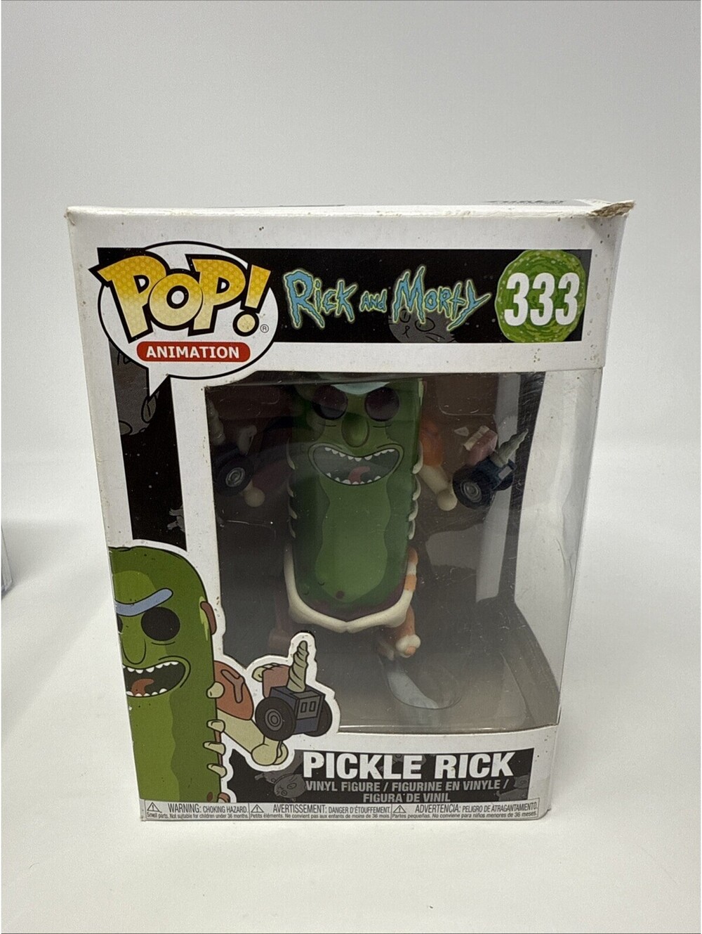 Funko Pop! Vinyl Figure Animation Rick and Morty - Pickle Rick (Rat Suit) #333